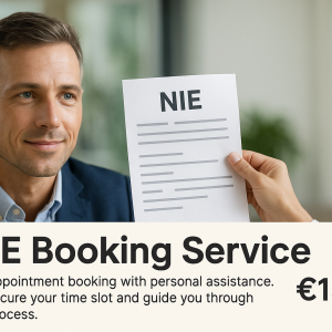 NIE Appointment Booking Service with Personal Assistance – Spain