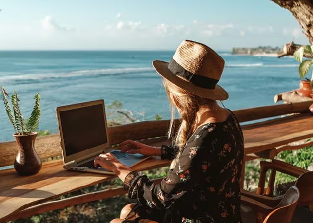 Mediterranean coast under the Spanish sun